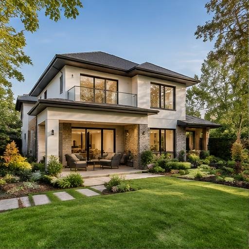 Modern family house