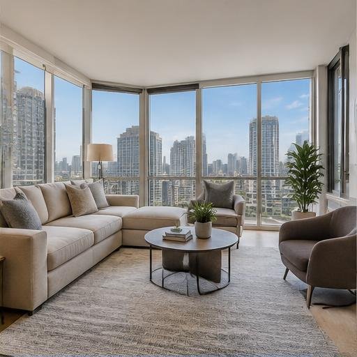 City-view apartment