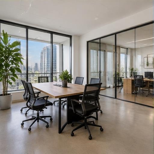 Corporate office floor